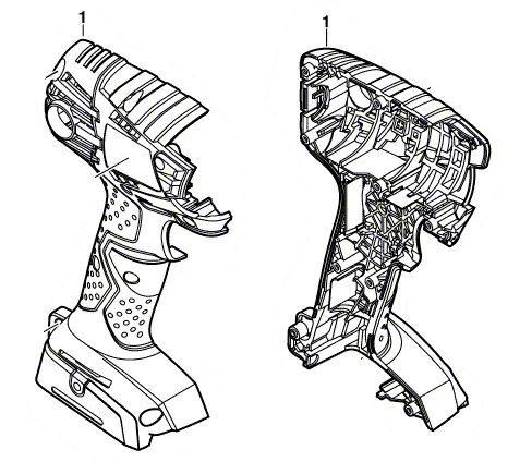 Coquille réf. 2 609 101 136 BOSCH